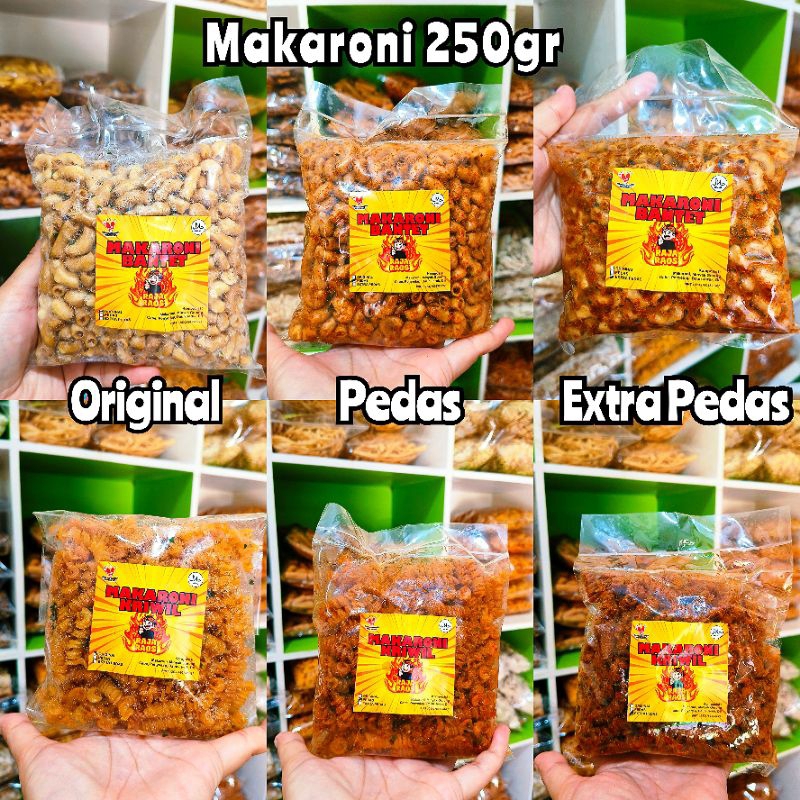 

MAKRONI BANTET MURAH/MAKARONI BANTET VIRAL/makaroni pedes bantet mantul/ basreng daun jeruk 250gr