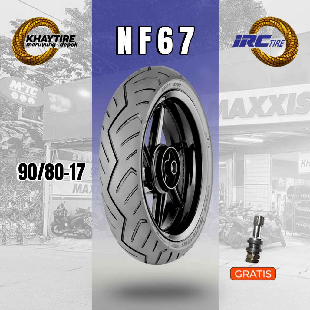 Ban Motor Sport - GTR - MX KING - Supermoto IRC NF67 90/80 Ring 17 Tubeless