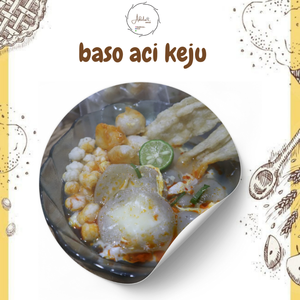 

baso aci keju/makanan instan