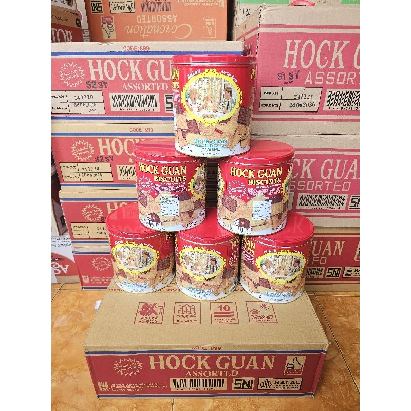 

hock guan kaleng assorted kaleng bulat 650gram