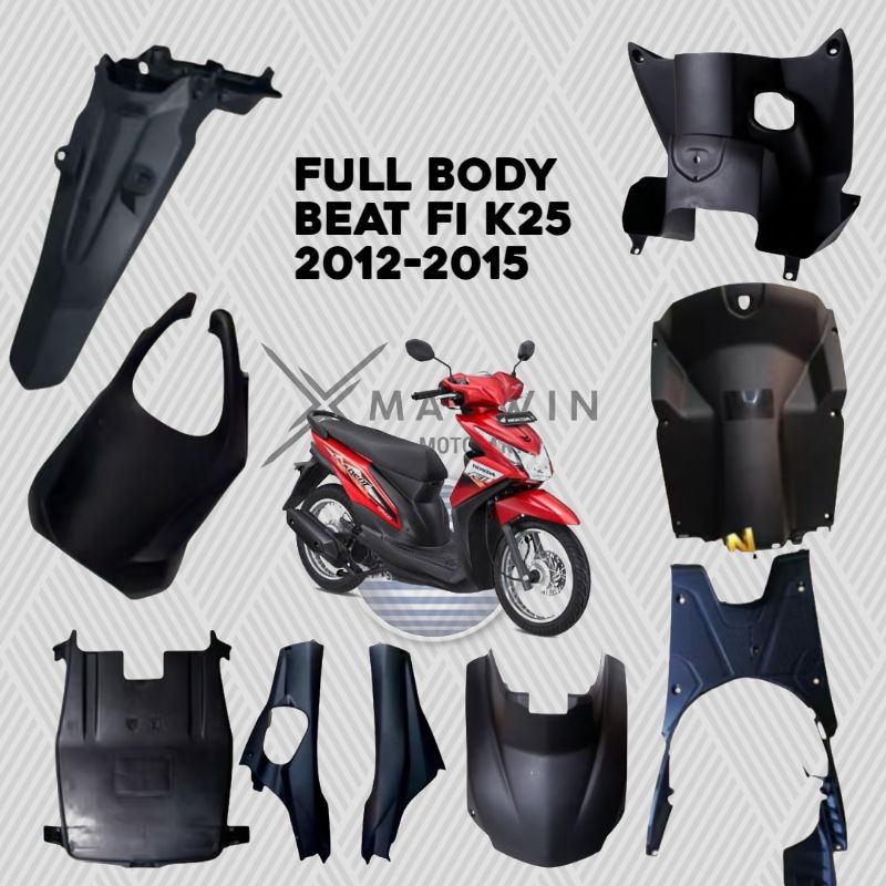 Full Body Kasar Honda Beat FI Esp K25 Tahun Motor 2012 - 2015 Merk Win Kualitas Original