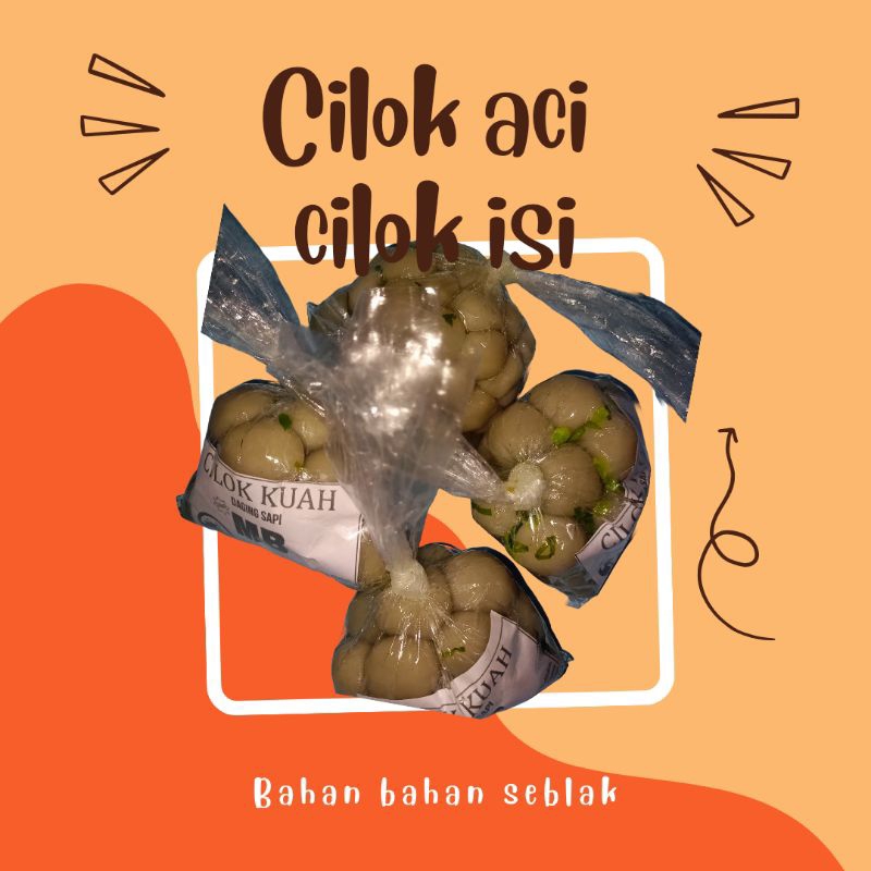 

cilok aci kuah kemasan besar dan kecil,cilok aci kuah toping seblak instan