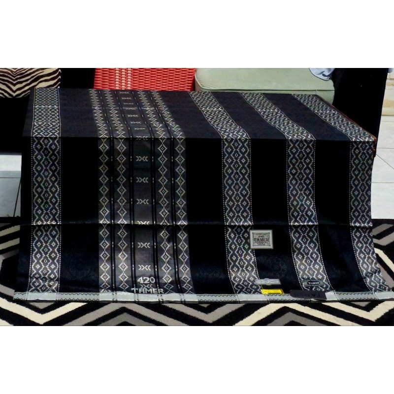 SARUNG TENUN SUTRA TAMER 420  ISTIMEWA FULL SUTRA DOBLE