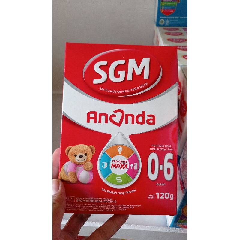 

SUSU SGM ANANDA 0-6 BULAN 120 gram