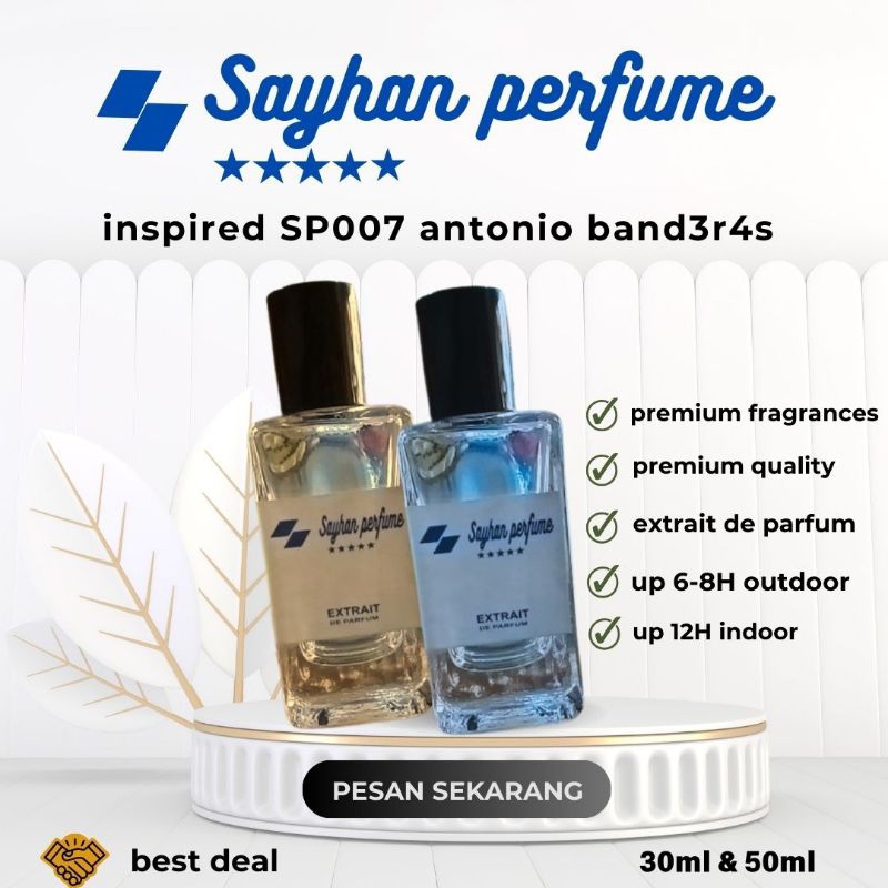 Sayhan Perfume SP007 Extrait de Parfum bandito/Antonio banderas