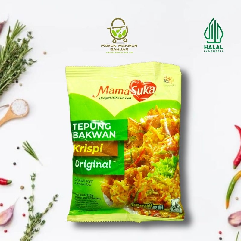 

MAMASUKA TEPUNG BAKWAN KRISPI ORIGINAL / 225 GR
