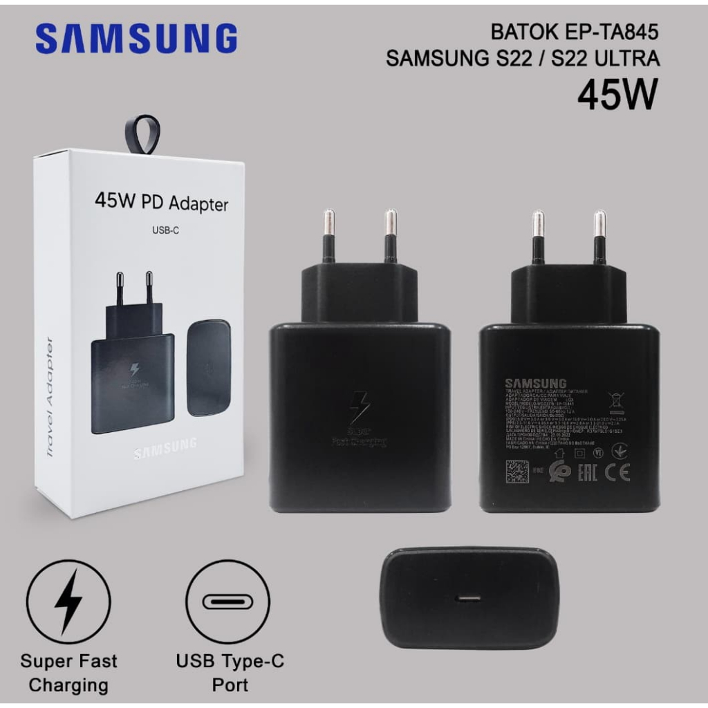 PRO BATOK EP-TA845 SAMSUNG S22 / S22 ULTRA 45W ORIGINAL 100%
