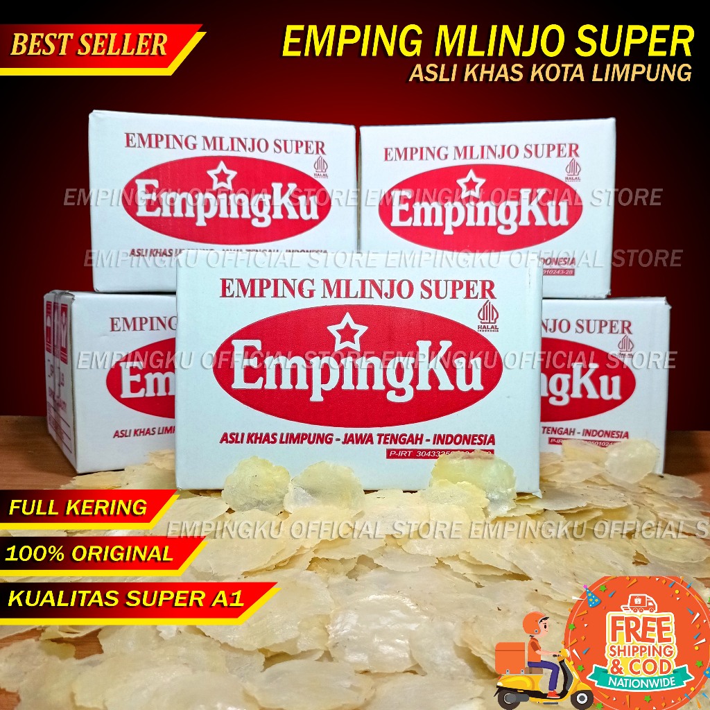 

Nycyta Home Empingku Mlinjo Super (A1) Full Kering Asli Khas Kota Limpung