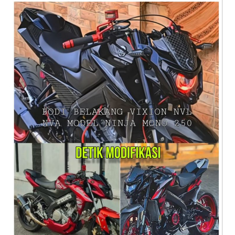 VIXION NVL NVA BODI BELAKANG VIXION NVL/NVA MODEL NINJA MONO 250 SL BODI VIXION