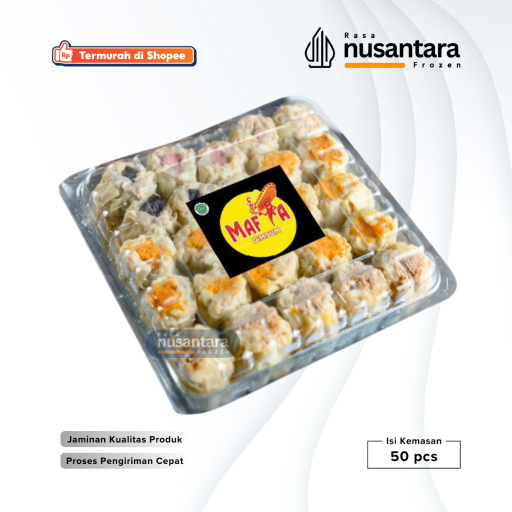 

Dimsum MAFIA isi 50 Pcs Halal Bergizi