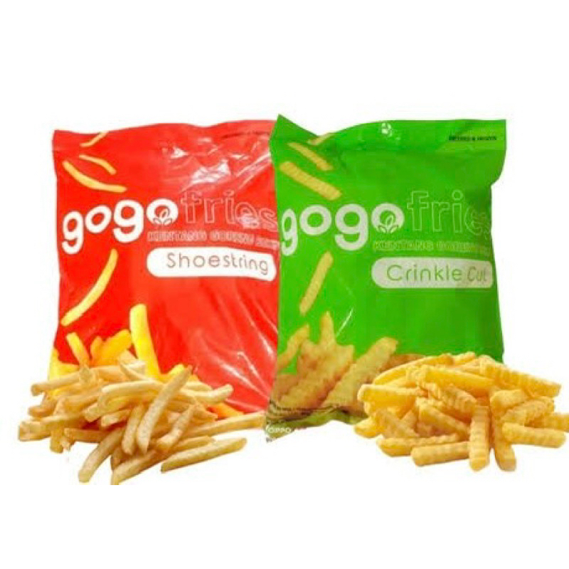 

Gogo Kentang 1kg (Shoestring & crinkle cut)