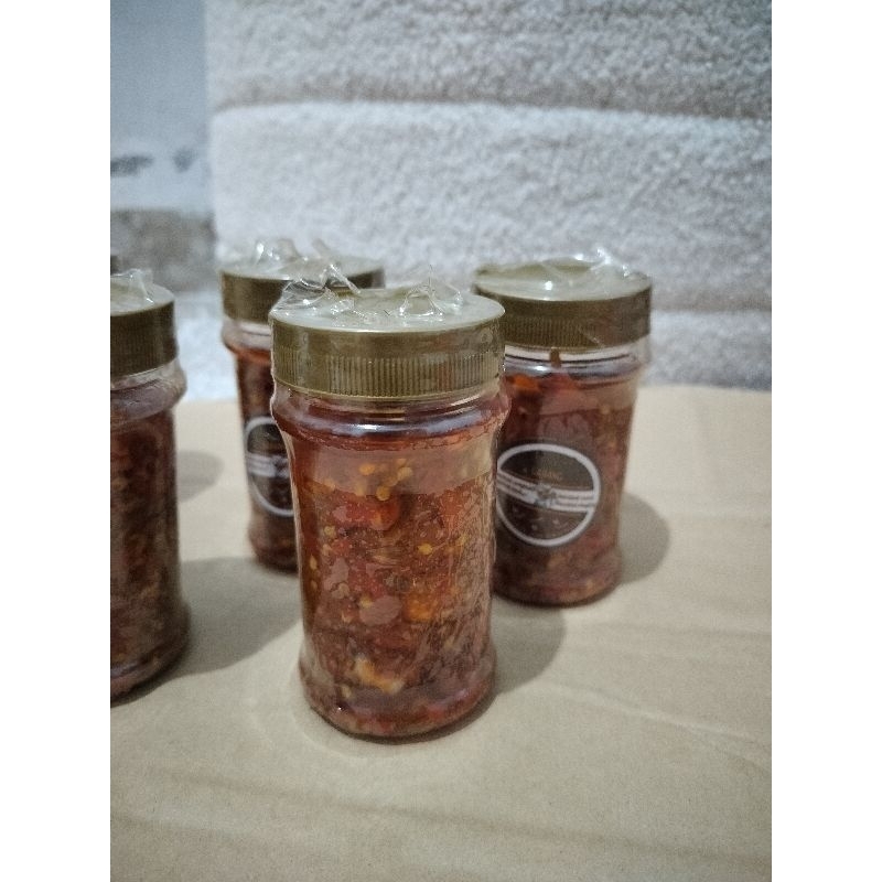 

sambal garang kemasan botol (cumi)