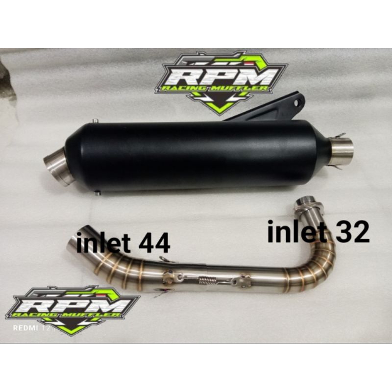 Knalpot satndar racing bore up Mio sporty - Mio smail - mio soul karbu