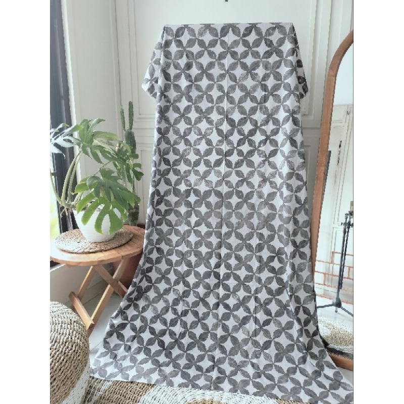 Kain Ecoprint Pounding Motif Rapat