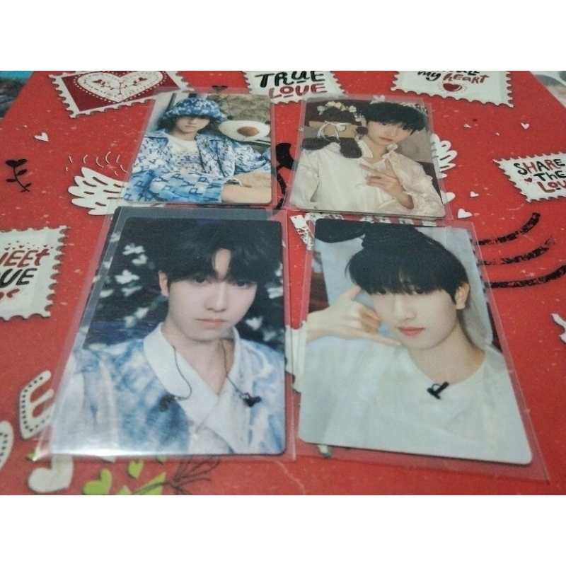 (HARGA TAKE ALL 4 PC, HARGA SATUAN CHAT YA) PHOTOCARD OFFICIAL TF FAMILY GEN 3 SOLO VERS (TONG YUKUN