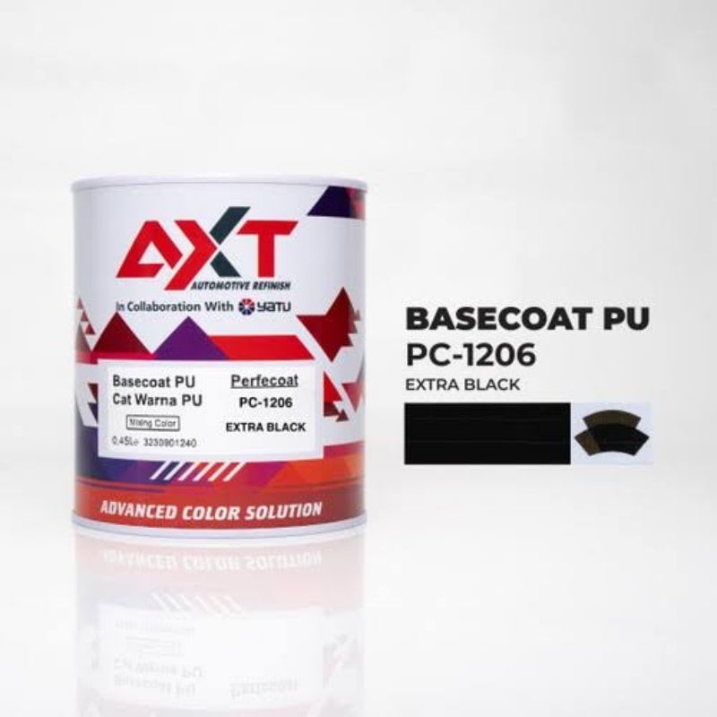 AXT BELKOTE Basecoat PU PC 1206 Extra Black