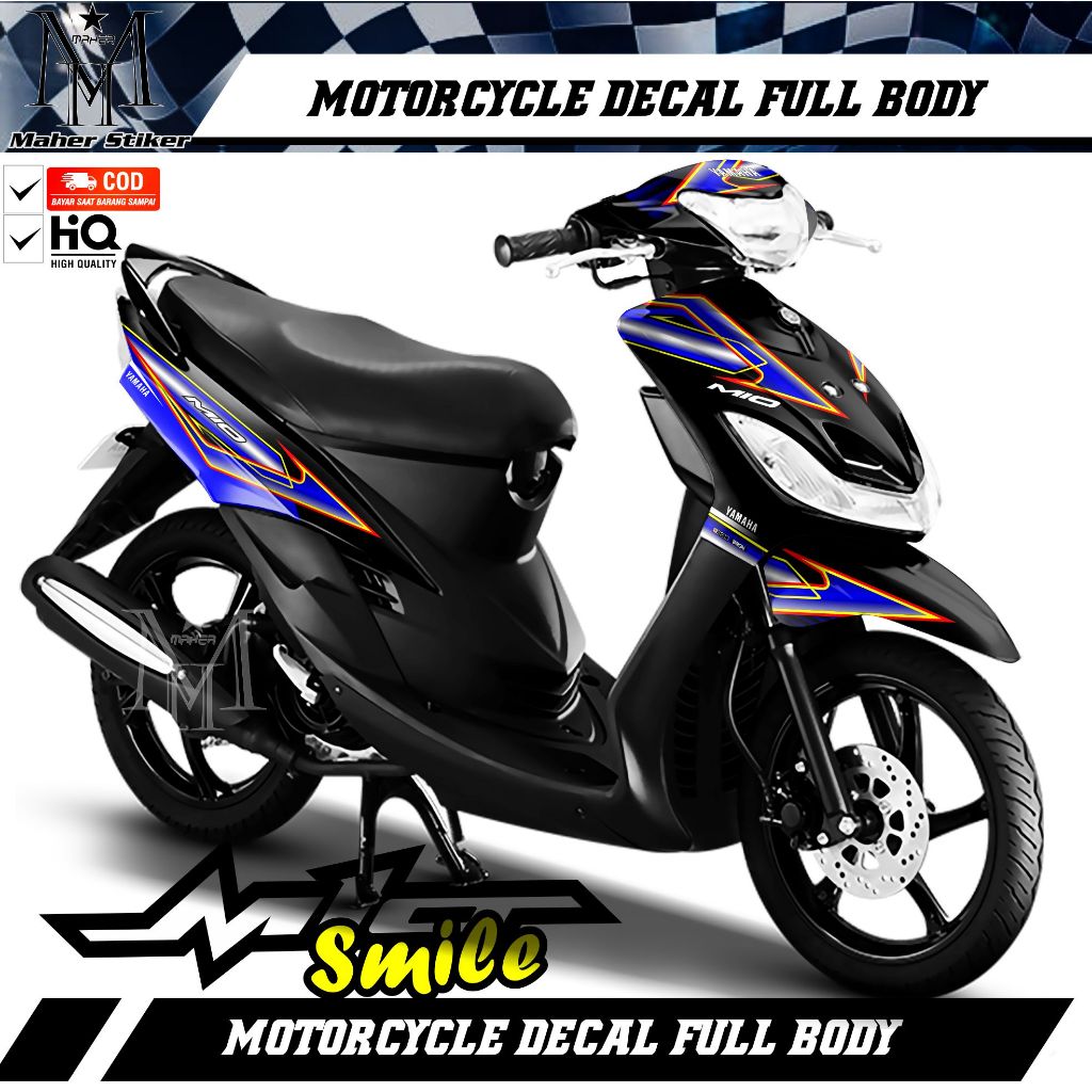 Decal Full Body Mio Smile Variasi Racing