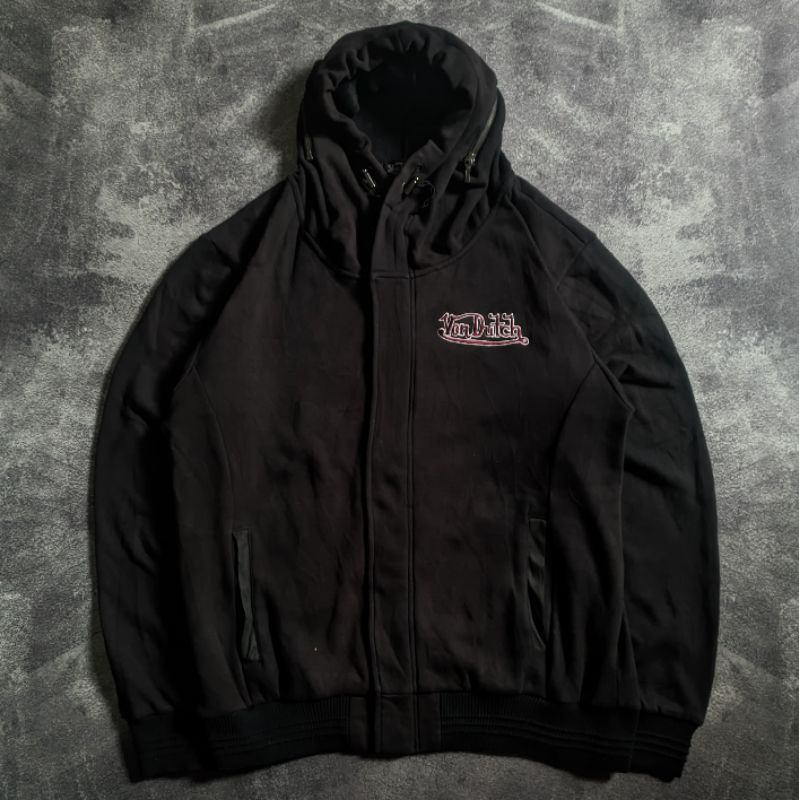 Hoodie Zipper Jacket Von Dutch Second Thrift Original