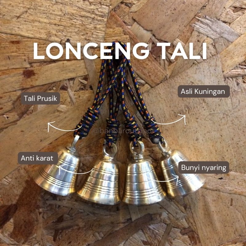 lonceng pendaki 3cm / gantungan lonceng / lonceng kuningan