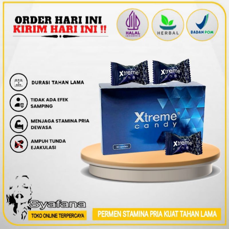 PERMEN PREMIUM XTREME CANDY ORIGINAL - PERMEN STAMINA PRIA 1BOX ISI 30PCS ASLI TOP