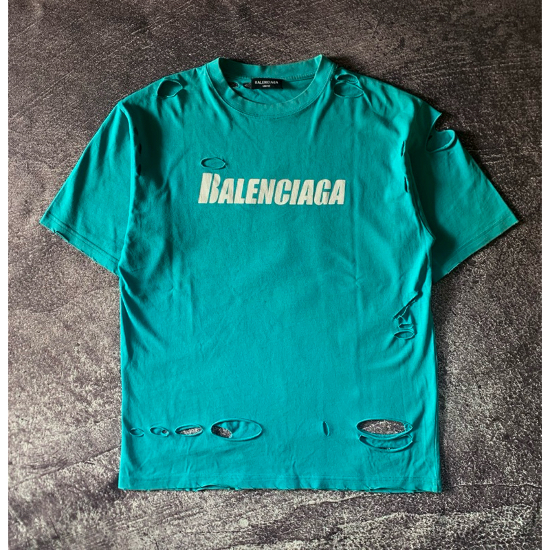 Balenciaga Tee Flatground Destroyed