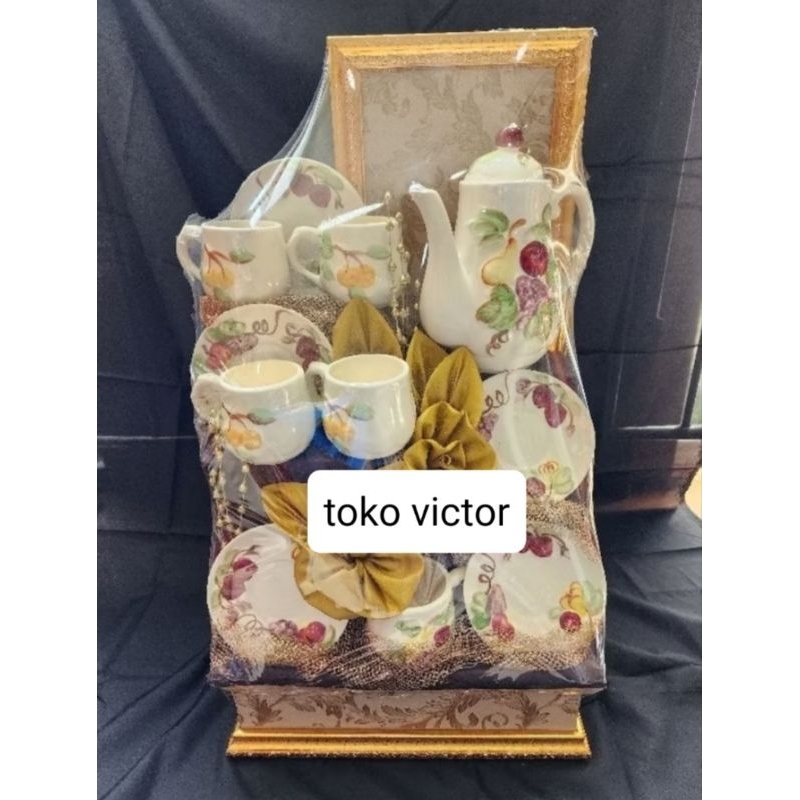 parcel lebaran / parcel teaset/parcel cangkir/ parcel keramik