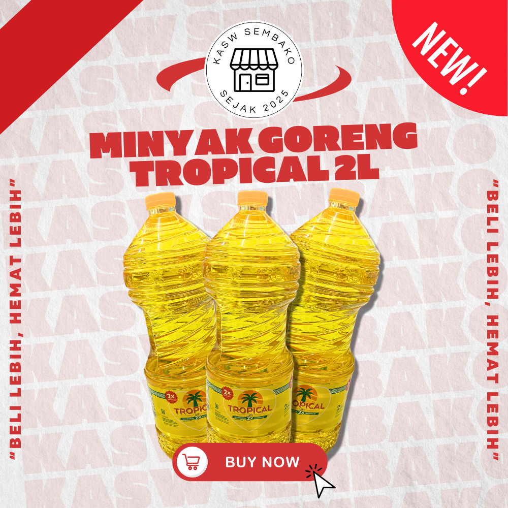 

TROPICAL Minyak Goreng Kelapa Sawit Botol 2 L