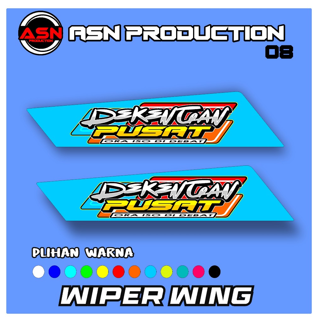 WIPER WING VARIASI UNTUK MOBIL PICK UP VARIASI WIPER GRANDMAX,L300 ,CARRY,TRAGA.KIJANG.PANTHER KODE 