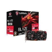 VGA VURRION RX580 8GB GDDR5 256-bit VURRION BLAZE RADEON RX 580 - Hitam