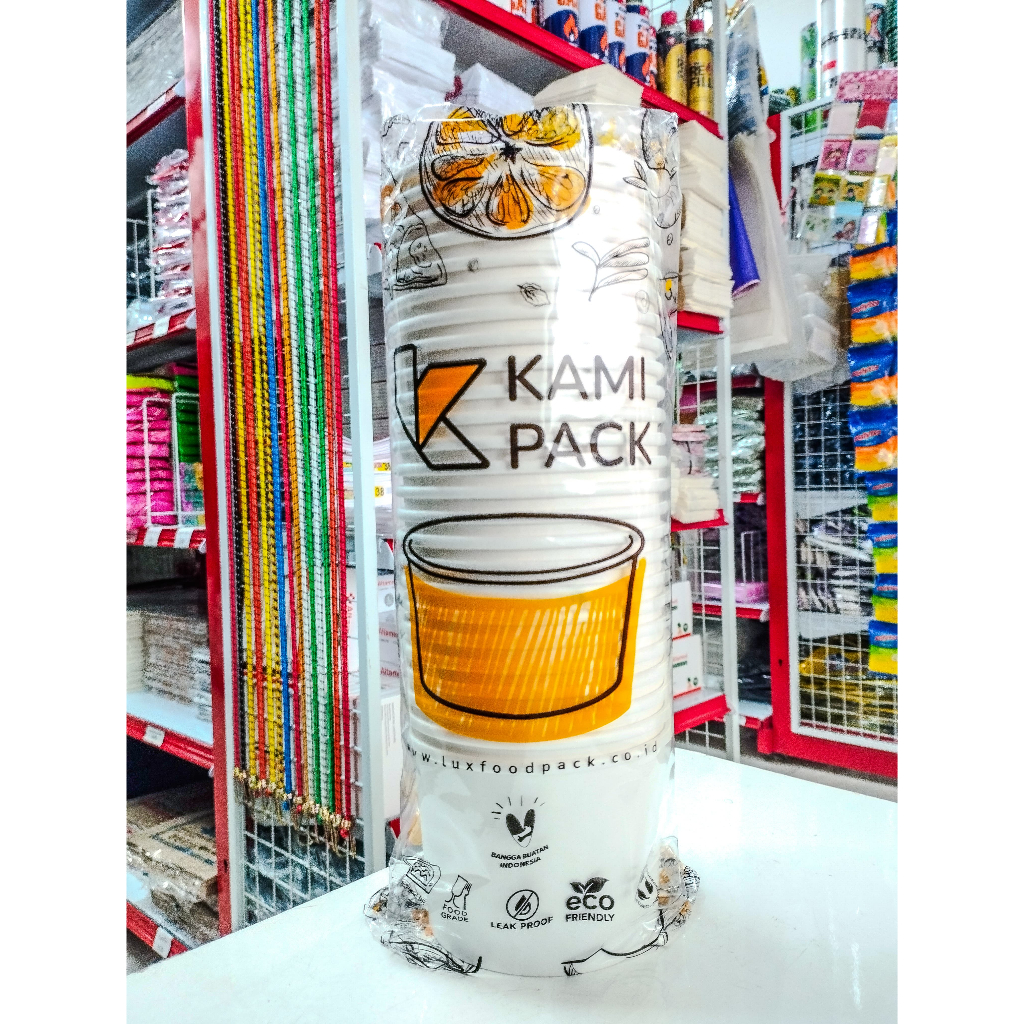 Paper Bowl Putih Saja (500ml) / Mangkok Kertas Bakso / Rice Bowl Paper