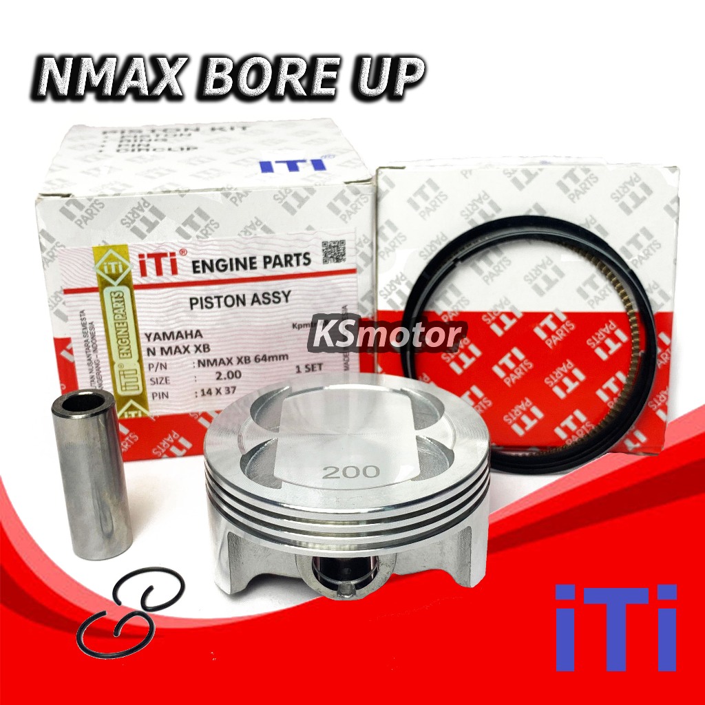 PISTON KIT SEHER ITI NMAX XB BOREUP OVERSIZE 62 62,5 63 64 PIN14