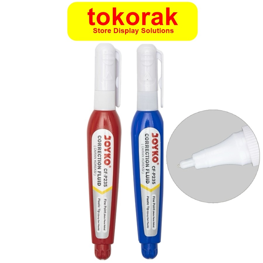 

CORRECTION FLUID CAIRAN KOREKSI PENGHAPUS CAIR JOYKO CF-P235 TIP EX CAIR CF P235 TIPEX TIPE X