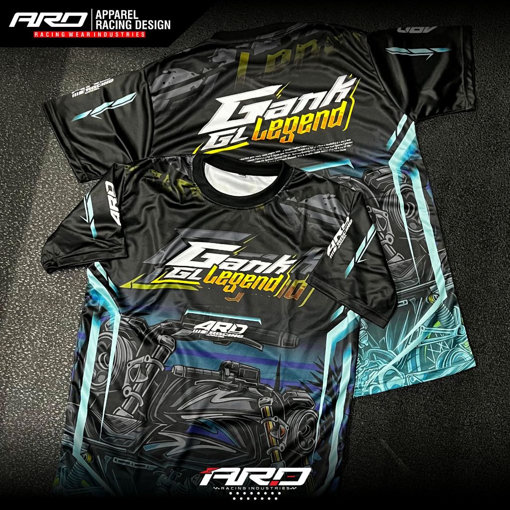 Baju Jersey Racing GL Herex Kaos Baju Jersey Distro Pria Gank Legend