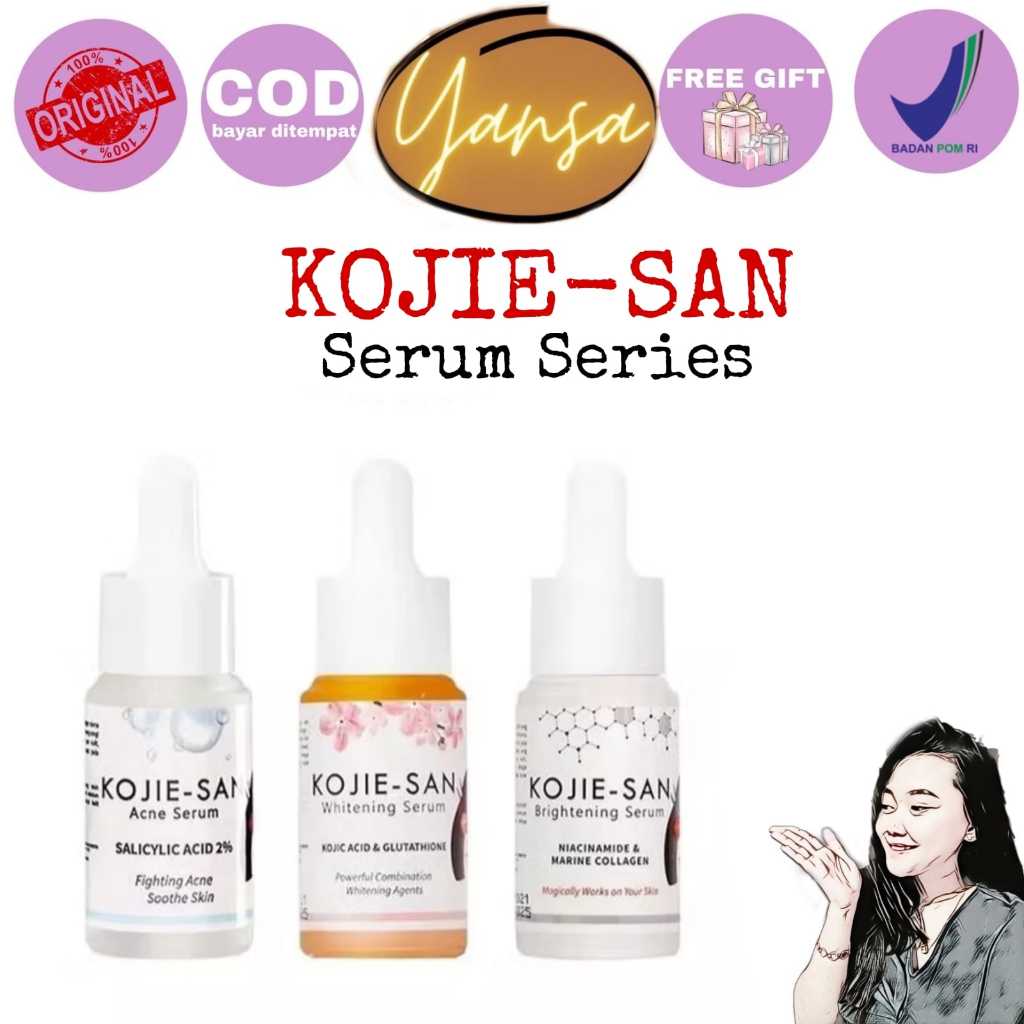 Kojie San Serum Acne / Brightening Serum / Whitening Serum 25ML KojieSan Serum Wajah BPOM