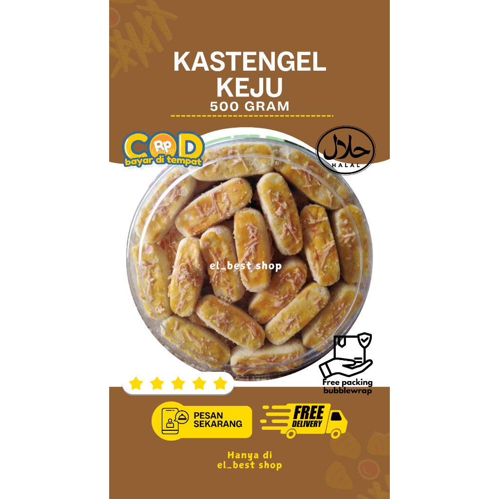 

Kue kering Kastengel 500 gram 1/2 kg Kue Lebaran Kue Kering Kiloan |Kue Kering Lebaran Premium Murah