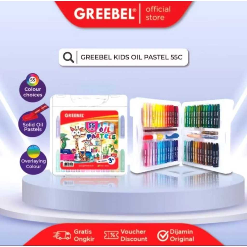

CRAYON GREEBEL 55 WARNA