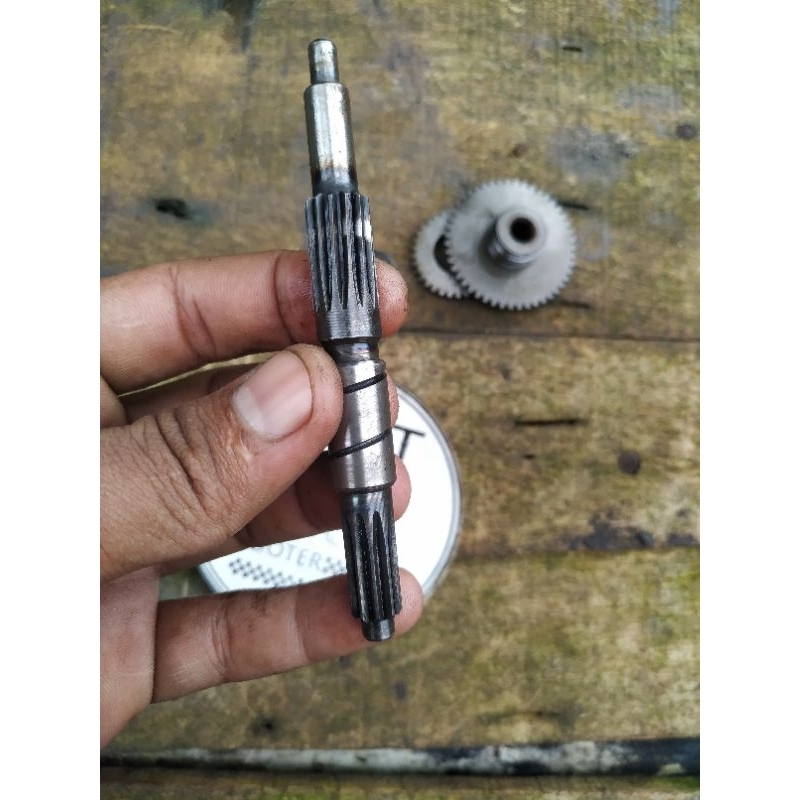 as pompa oli samping vespa excel original copotan