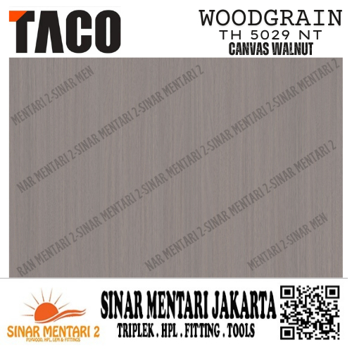 TACO HPL WOODGRAIN TH 5029 NT CANVAS WALNUT