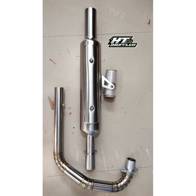 Knalpot model standar racing w175 standar racing fullstenlis