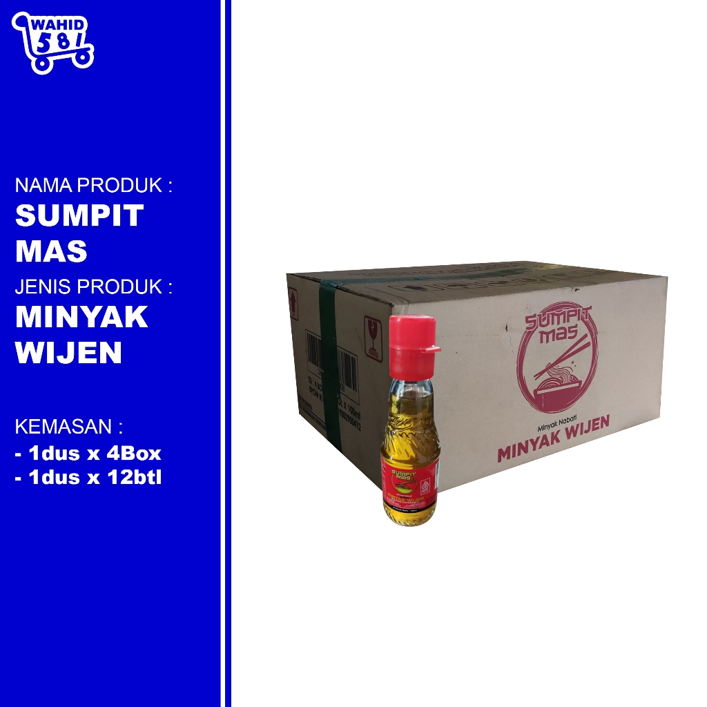 

Sumpit Mas / STH Minyak Wijen Nabati / 100ml / 1x48pcs