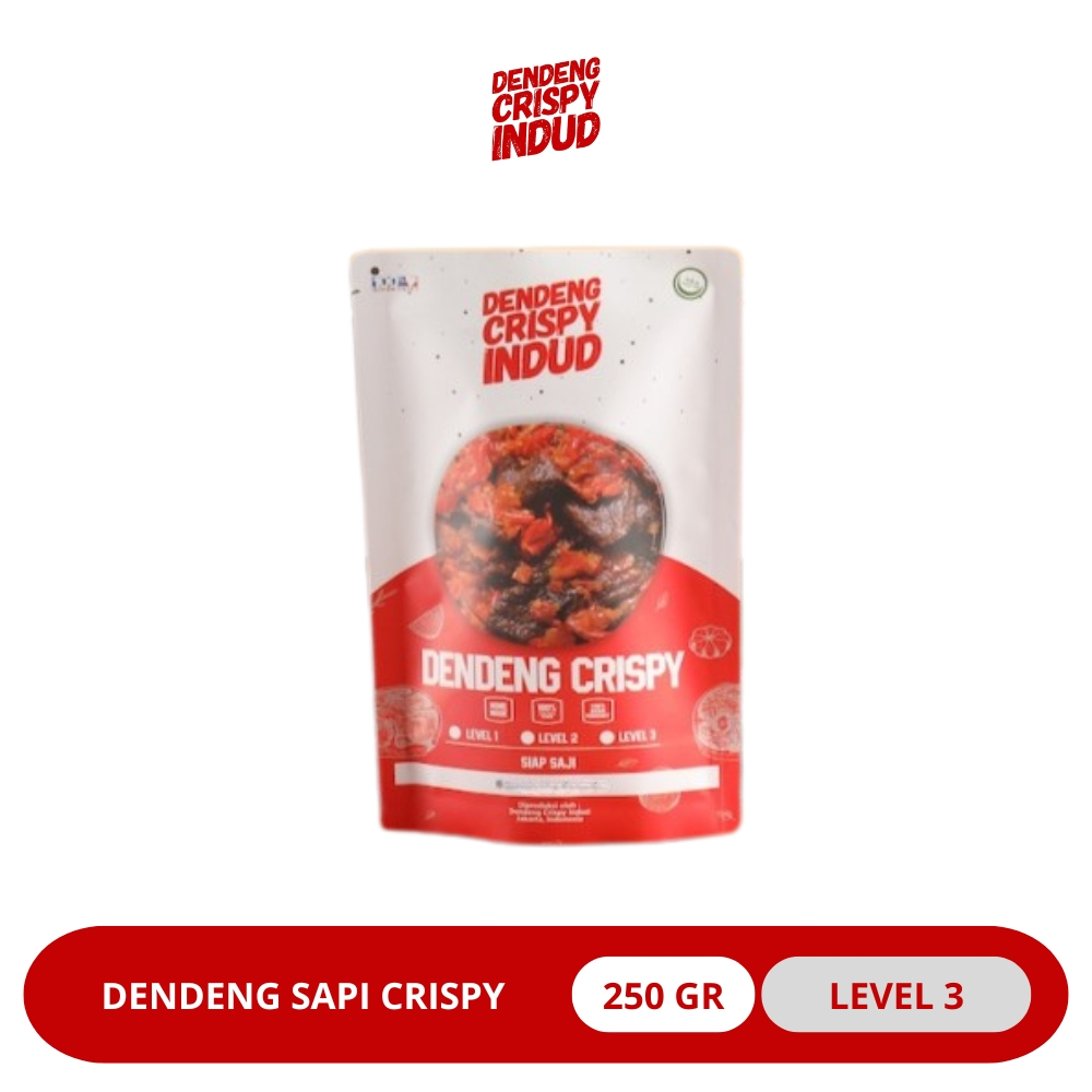 

Dendeng Crispy Indud - Dendeng Sapi Crispy/Kering - 500gr - Level 3