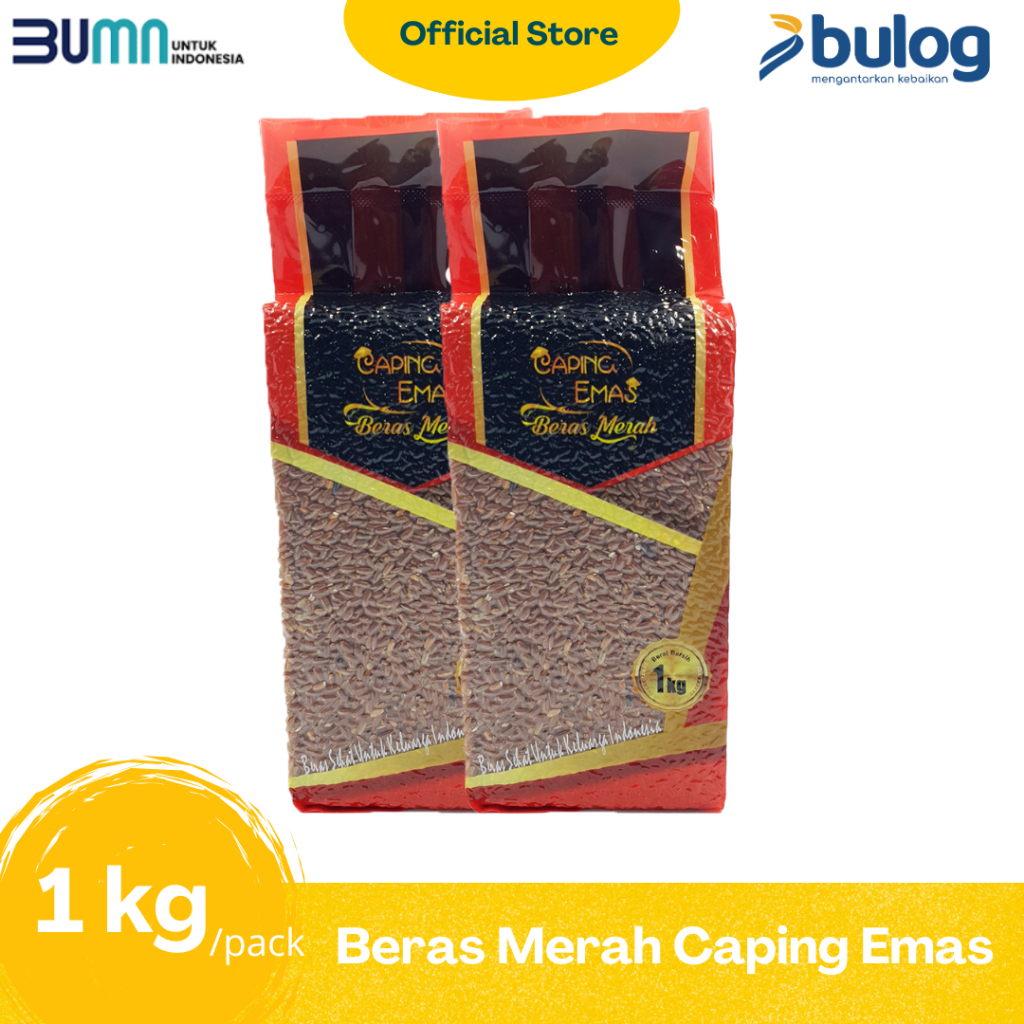 

BULOG - Beras Merah Caping Emas 1kg