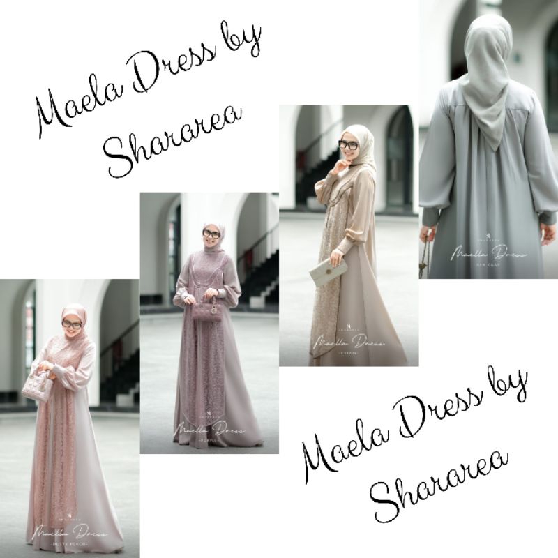 Maela Dress by Shararea / Shararea Terbaru / Gamis Shararea / Gamis Lebaran / Raya Series