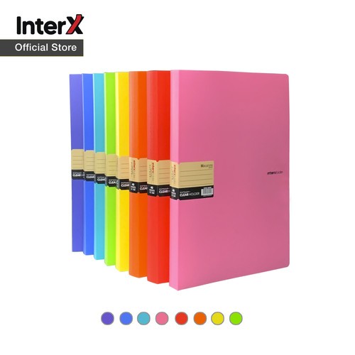 

Clear holder/ Display book uk A4 isi 40 Lembar inter x macarons