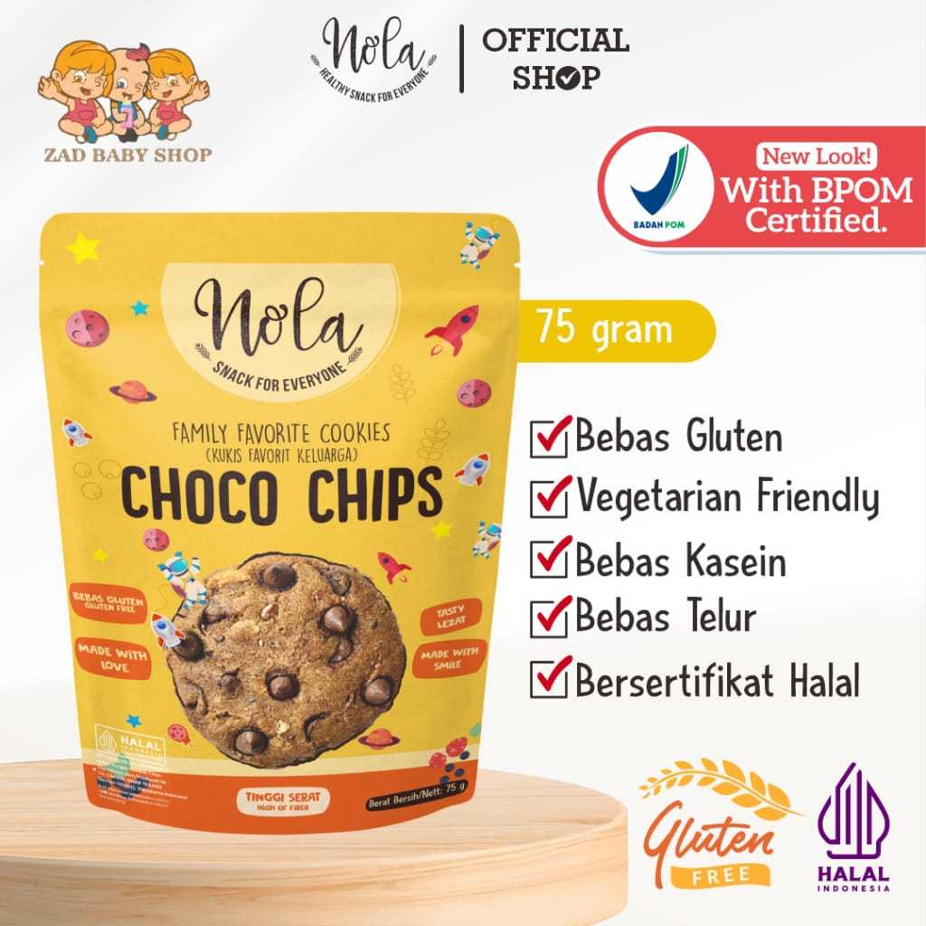 

Nola Gluten Free Choco Chips Cookies