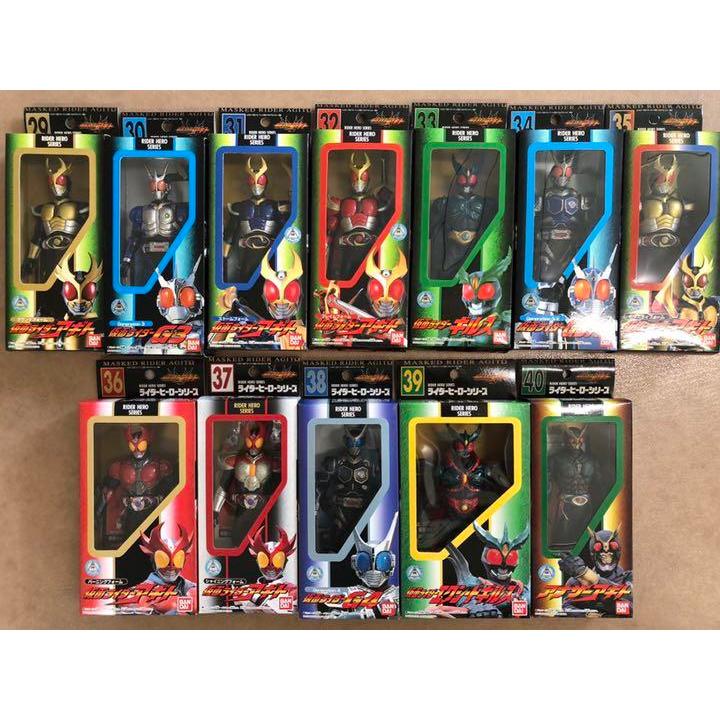 Kamen Masked Rider Rider Hero Series RHS Agito RH 29 - 40 Bandai Sofubi Sofvi Soft Vinyl 16-18 cm Ex