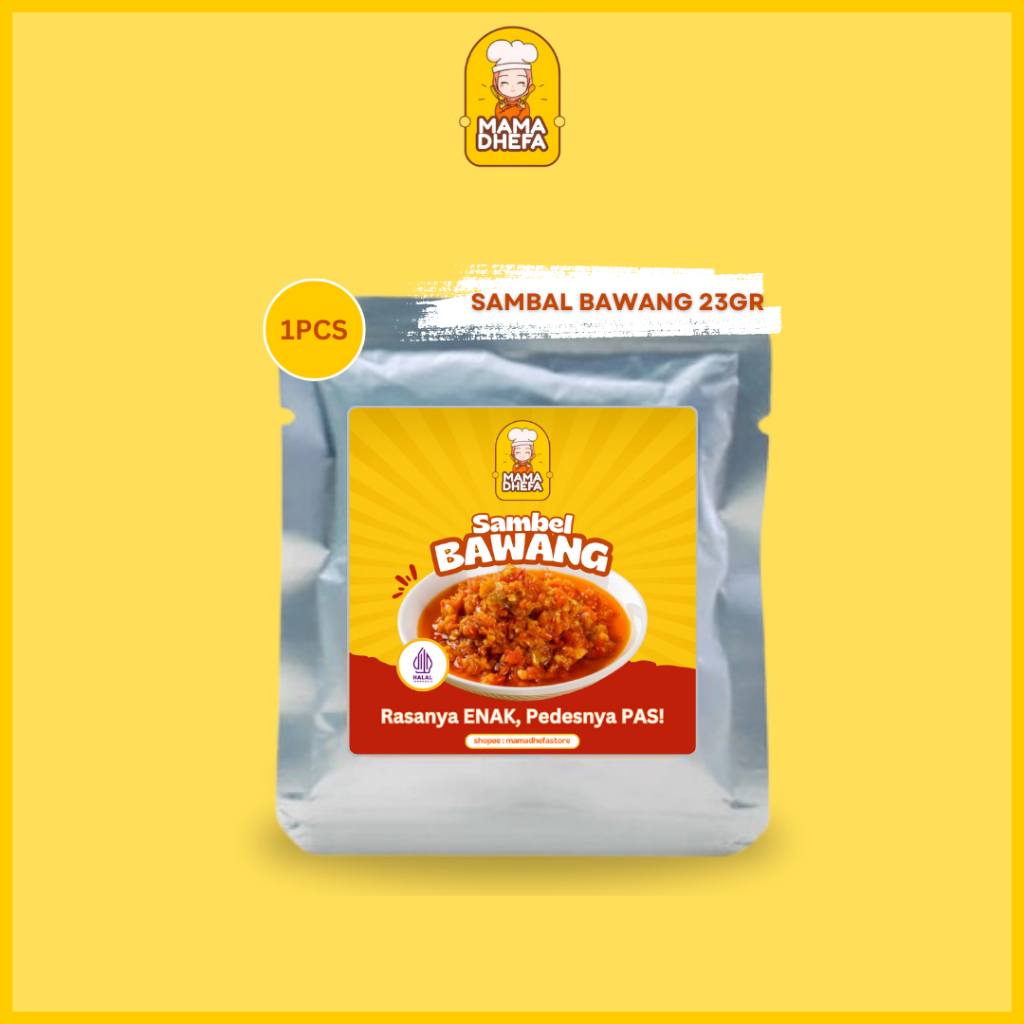 

MAMADHEFA - SAMBAL BAWANG MAMADHEFA SAMBAL SACHET 23GR