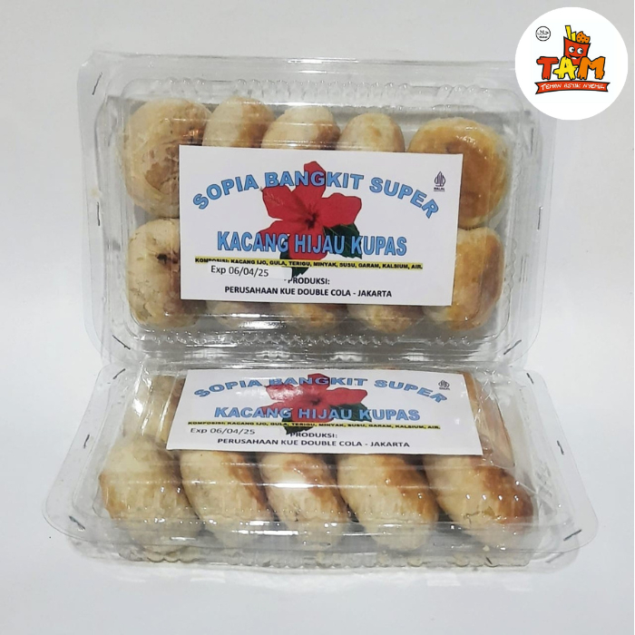 

Kue SOPIA Bangkit Super Kacang Hijau (isi 10 pcs) - Tam Snack