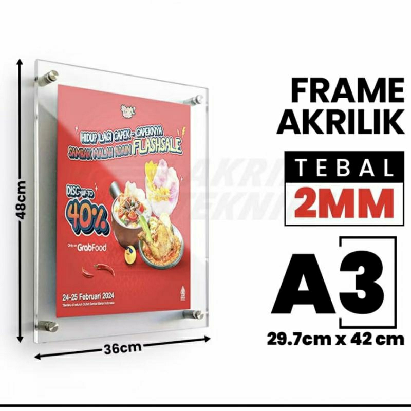 Frame Akrilik A3