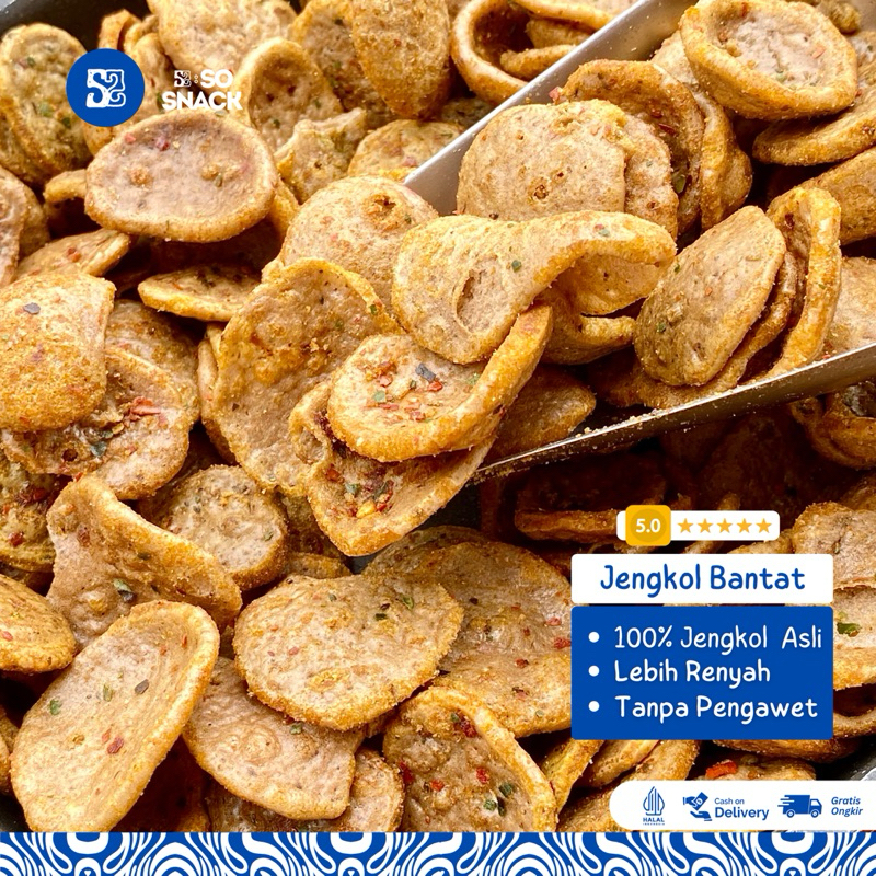 

SO SNACK Kerupuk Jengkol Pedas 500gr - Cemilan Viral – Makanan Ringan